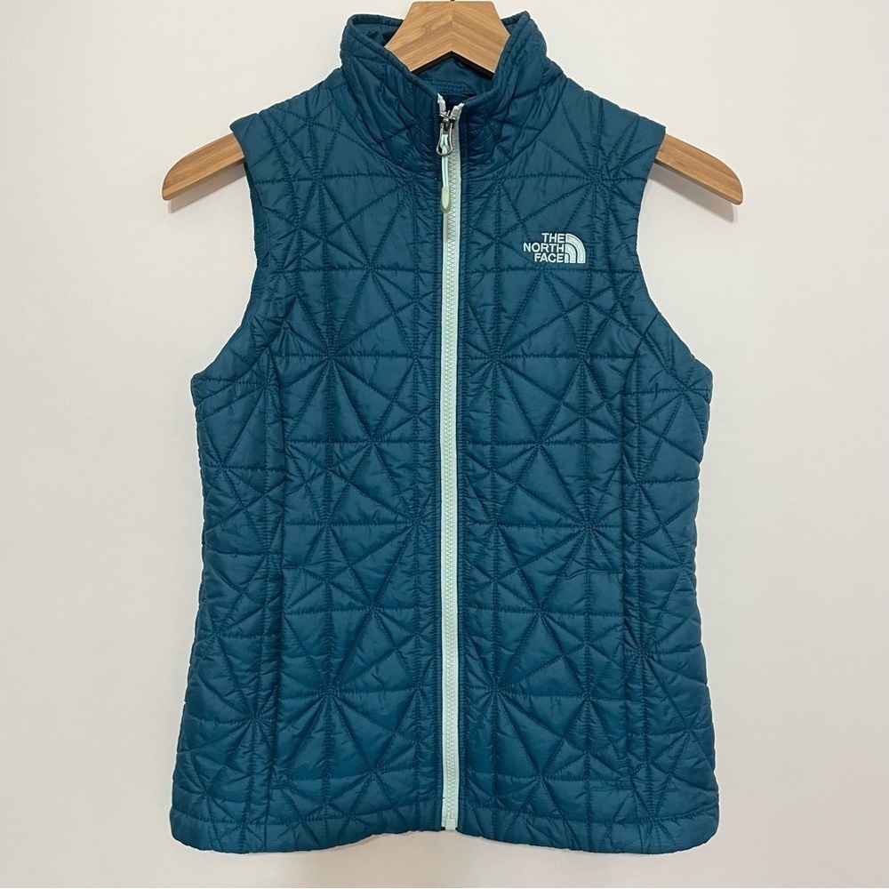 The North Face Women's Turquoise Quilted Vest Size XS